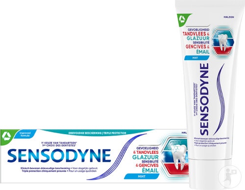 Sensodyne Sensitivity Gingii&amp;Smalt Pasta De Dinti Tub 75ml - Img 1