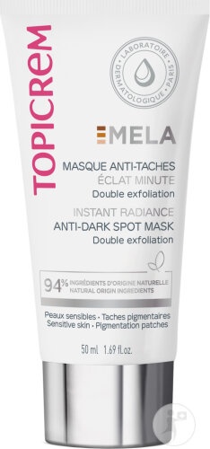 Topicrem Mela Mască Anti-Pete Pentru Strălucire Instantanee Tub 50ml - Img 1