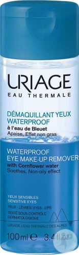 Uriage Demachiant De Ochi Machiaj Rezistent La Apă Flacon 100ml - Img 1