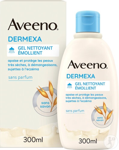 Aveeno Dermexa Gel De Curățare Emolient 300ml - Img 1
