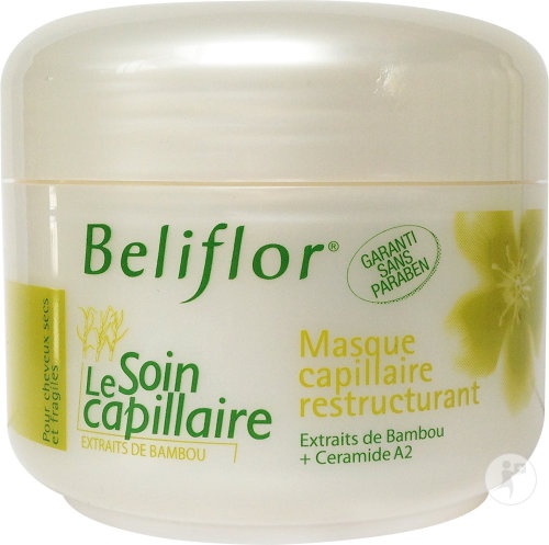 Beliflor Mască Capilară Restructurantă Cu Extract De Bambus 250ml - Img 1