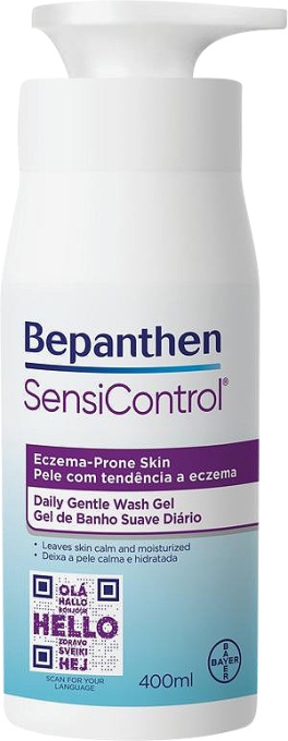 Bepanthen SensiControl Gel De Spălare Zilnică 400ml - Img 1