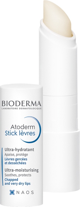 Bioderma Atoderm Lip Stick Moisturizing Stick Buze Uscate Si Deteriorate 4g - Img 1
