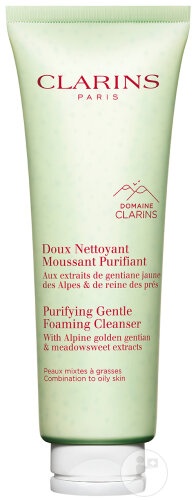 Clarins Spumant Delicat De Curățare Purificator Pentru Ten Mixt Și Gras Tub 125ml - Img 1