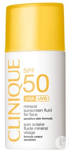 Clinique Mineral Sunscreen Fluid Pentru Faţă Cu Protecţie Solară SPF50 30ml - Img 1