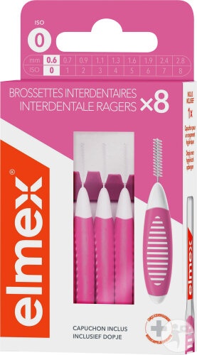Elmex Periuță Interdentară 06mm 8buc - Img 1