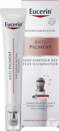 Eucerin Anti-Pigment Cremă Iluminatoare Contur Ochi Toate Tipurile De Piele 15ml - Img 1