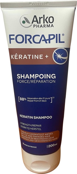Forcapil Șampon Fortifiant Cu Keratină Tub 200ml - Img 1