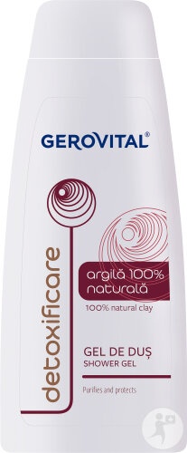 Gerovital Gel De Duș Argilă 100% Naturală 400ml - Img 1