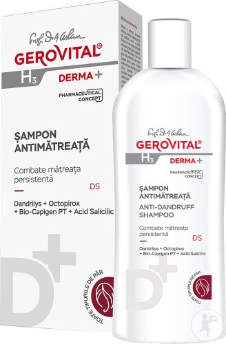 Gerovital H3 Derma+ Șampon Antimătreață 200ml - Img 1