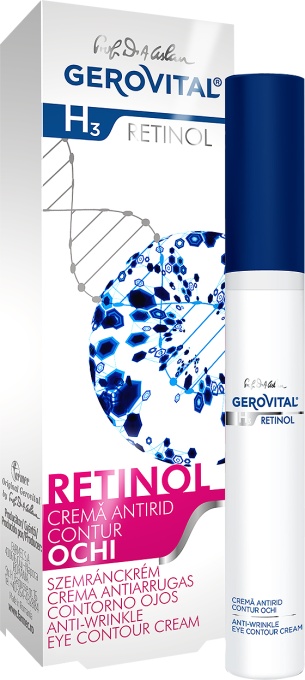 Gerovital H3 Retinol Cremă Antirid Contur Ochi 15ml - Img 1