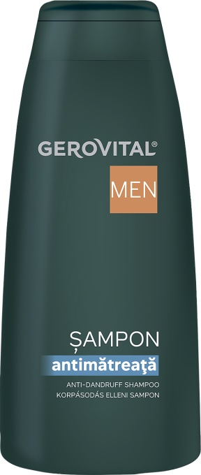 Gerovital Men Șampon Antimătreață 400ml - Img 1