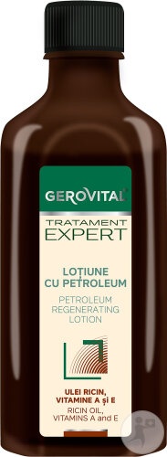 Gerovital Tratament Expert Loțiune Regenerantă Cu Petroleum 100ml - Img 1