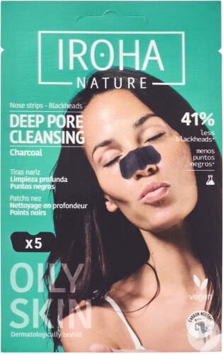 Iroha Collection Patch-uri Detox Pentru Nas Cărbune 5 Bucăți - Img 1