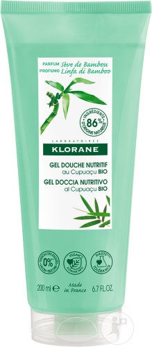 Klorane Cupuaçu Bio Gel De Duș Nutritiv Cu Sevă De Bambus 200ml - Img 1