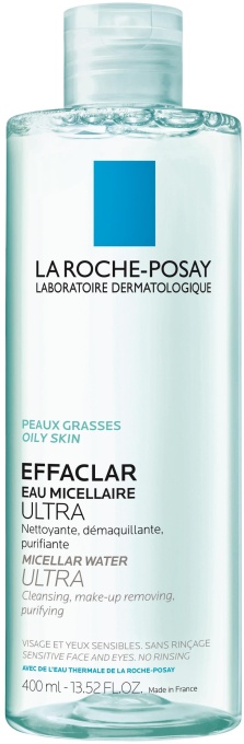 La Roche-Posay Effaclar Apă Micelară Ultra Pentru Ten Gras Flacon 400ml - Img 1