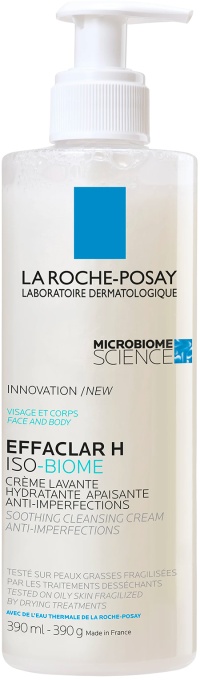 La Roche-Posay Effaclar H ISO-Biome Cremă De Curățare Față Și Corp 390ml - Img 1