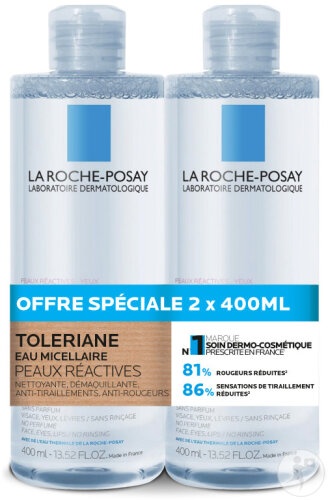 La Roche-Posay Toleriane Apa Micelară Pentru Piele Reactivă 2x400ml - Img 1