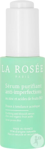 La Rosée Ser Purifiant Anti-Imperfecțiuni Cu Zinc Și Acizi De Fructe Bio 30ml - Img 1