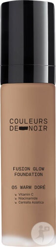 Les Couleurs De Noir Fusion Glow Fond De Ten 05 Warm Dore 30ml - Img 1