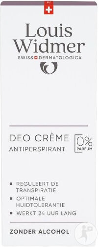 Louis Widmer Cremă Antiperspirantă Fără Parfum 40ml - Img 1