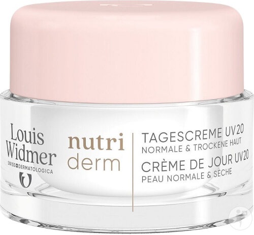 Louis Widmer Nutriderm Cremă De Zi SPF20 Fără Parfum 50ml - Img 1