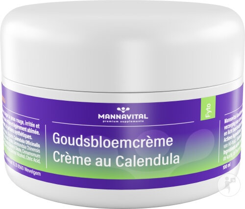 Mannavital Cremă Cu Gălbenele Borcan 100ml - Img 1