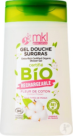 MKL Green Nature Gel De Duș Surgras Ultra-Hrănitor Floare De Bumbac Bio 200ml - Img 1