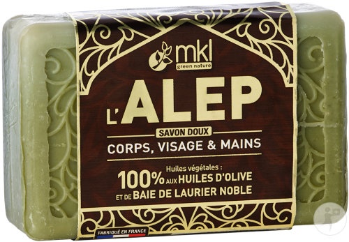 MKL Green Nature L'Alep Săpun Solid Organic Pentru Corp/Față/Mâini 120g - Img 1
