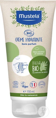 Mustela Bio Cremă Hidratantă Fără Parfum Tub 150ml - Img 1