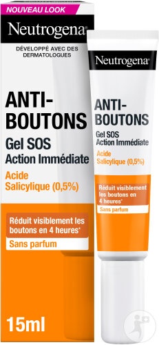 Neutrogena Anti-Boutons Gel Anti Acnee Acțiune Rapidă 15ml - Img 1