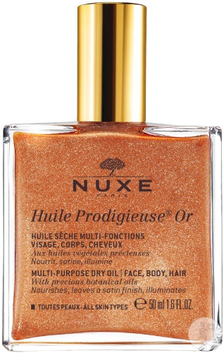 Nuxe Huile Prodigieuse Or Ulei Multifuncțional Corp Față Păr 50ml - Img 1