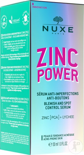 Nuxe Zinc Power Sérum Anti-Imperfecțiuni Flacon Pompă 30ml - Img 1