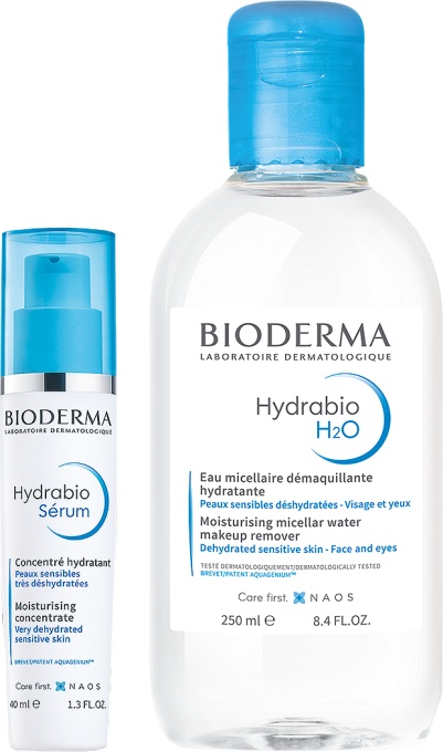 Pachet Mix&amp;Match Bioderma Hydrabio H2O Apă Micelară + Hydrabio Ser Concentrat - Img 1