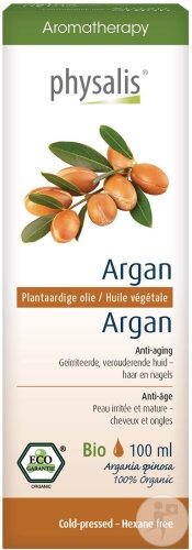 Physalis Ulei Vegetal Organic Cu Argan 100ml - Img 1