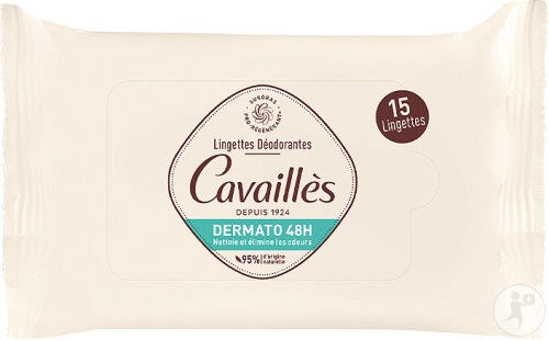 Rogé Cavaillès Dermato 48h Servetele Deodorante 15 Bucati - Img 1