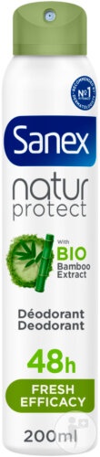 Sanex Natur Protect Deodorant 48h Extract Bio Bambus Spray 200ml - Img 1