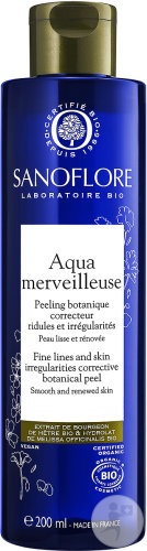 Sanoflore Aqua Merveilleuse Peeling Botanic Toate Tipurile De Piele Flacon 200ml - Img 1