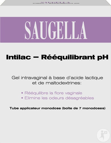 Saugella Intilac Gel Vaginal Reechilibrare pH Monodoze 7x5ml - Img 1