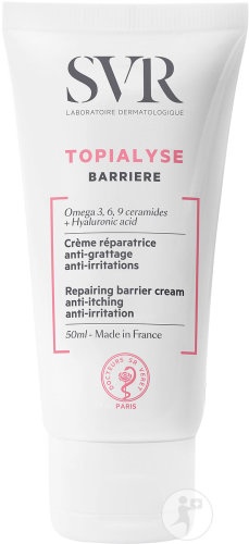 SVR Topialyse Cremă Reparatoare Anti-Mâncărimi Și Anti-Iritații Tub 50ml - Img 1