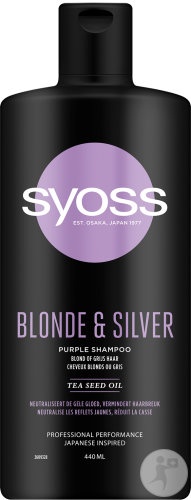 Syoss Șampon Pentru Păr Blond Sau Cenușiu 440ml - Img 1