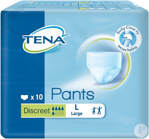 Tena Pants Discreet Mărime Mare 95-125cm 10 Bucăți (793300) - Img 1