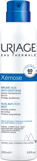 Uriage Xémose Spray SOS Anti-Mâncărime Față Și Corp Piele Uscată Cu Tendință Atopică 200ml - Img 1