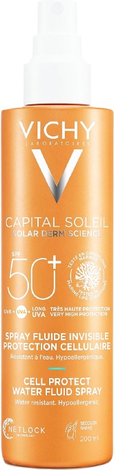 Vichy Capital Soleil Spray Invizibil Pentru Protecție Solară SPF50+ Corp/Față 200ml - Img 1