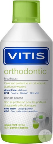 Vitis Orthodontic Apă De Gură 500ml - Img 1