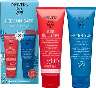 Apivita Set Îngrijire Solară Bee Sun Safe Beach Essentials Pentru Plajă 2 Produse - Img 1
