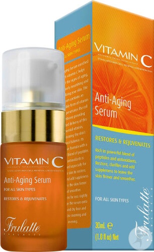 Arganicare Ser Anti-Îmbătrânire Față Cu Vitamina C Flacon Pompa 30ml - Img 1