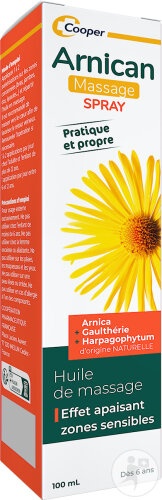 Arnican Spray Ulei De Masaj Cu Arnica Gaulthérie Și Harpagophytum Calmante Flacon 100ml - Img 1