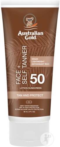 Australian Gold SPF50+ Autobronzant Față Tub 88ml - Img 1