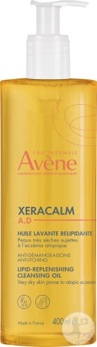 Avène Xeracalm A.D Ulei De Curățare Relipidant Piele Foarte Uscată Eczemă Atopică/Mâncărimi 400ml - Img 1